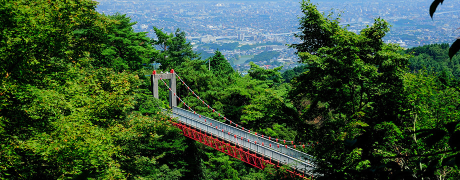 油山の吊り橋